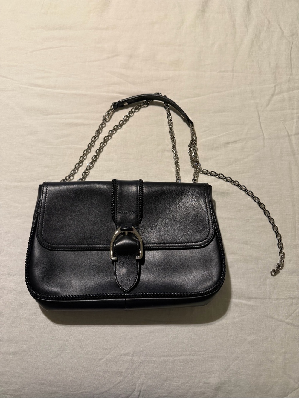 Longchamp Amazone Leather Crossbody Bag - Picture 6 of 13